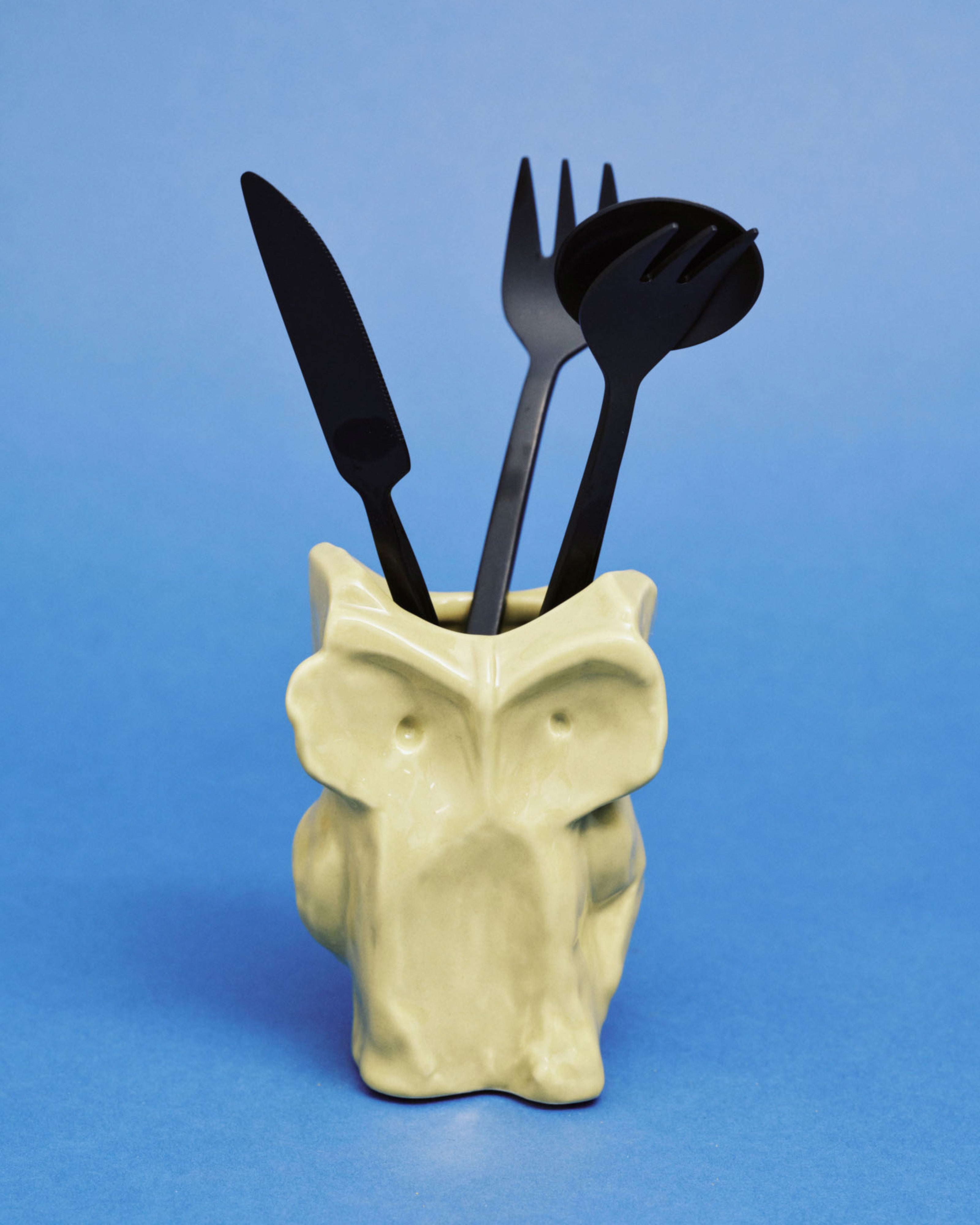 Owl vase XS yellow After Midnight – SERAX
