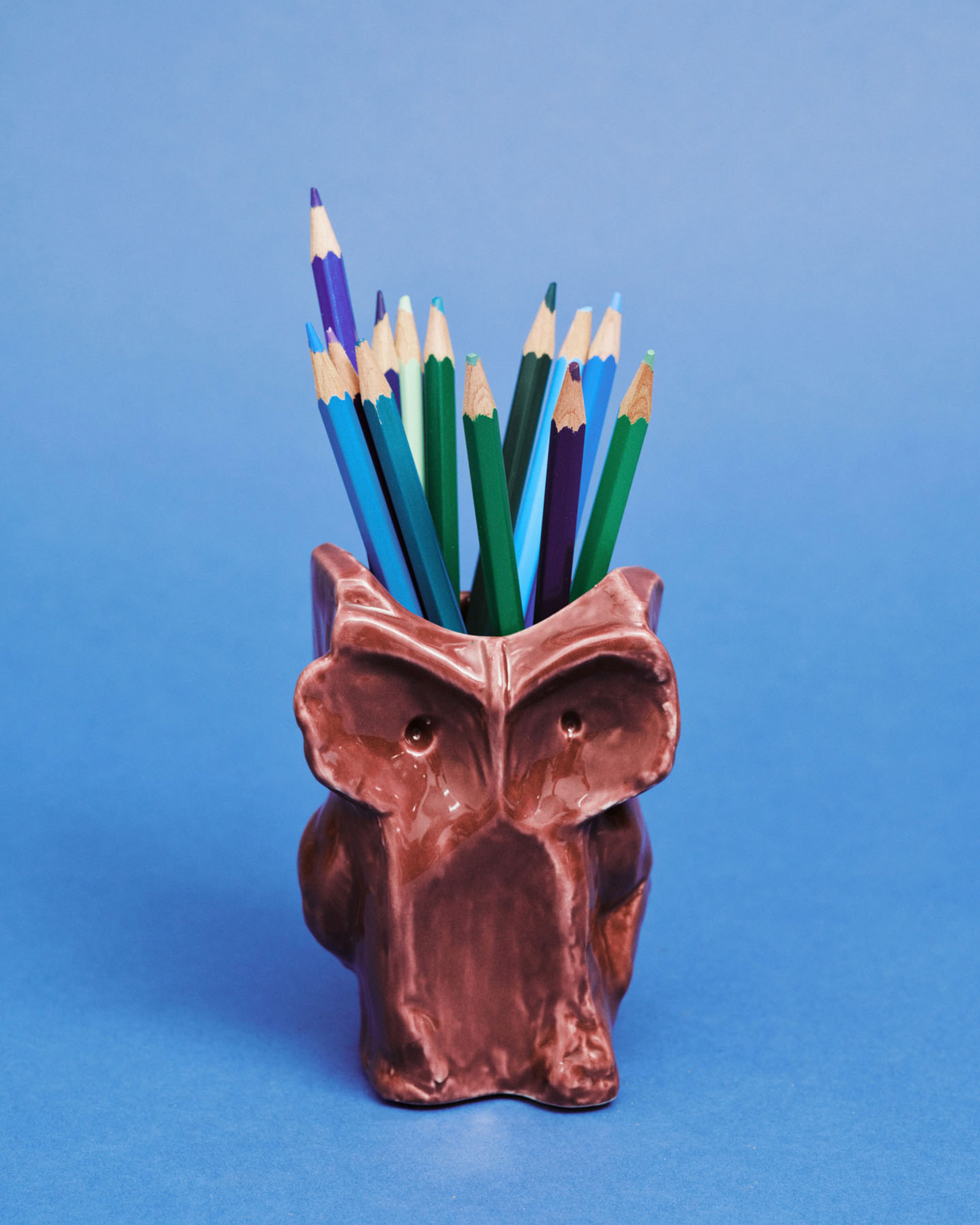 Owl vase XS aubergine After Midnight – SERAX