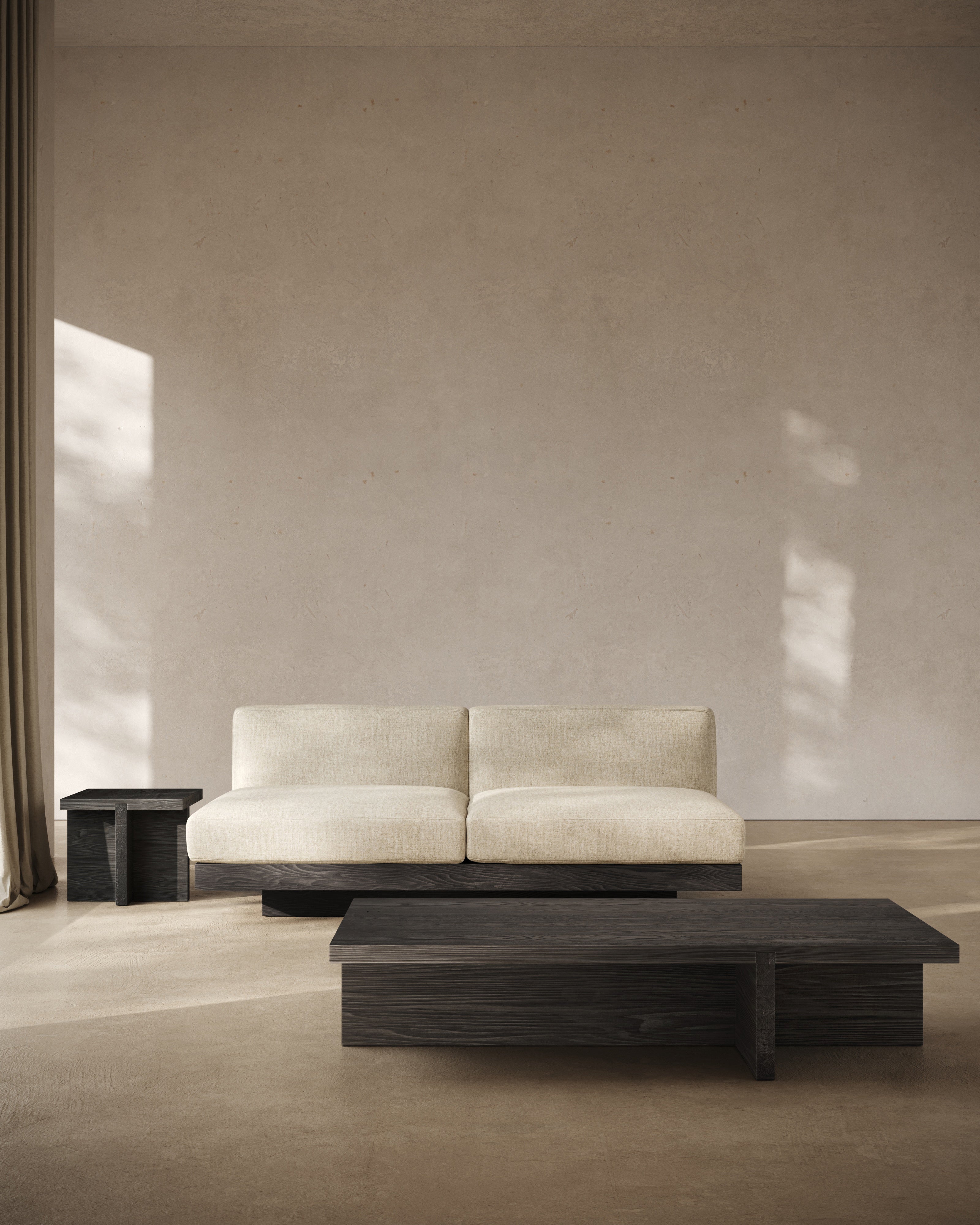 Coffee table rectangular black Rudolph – SERAX