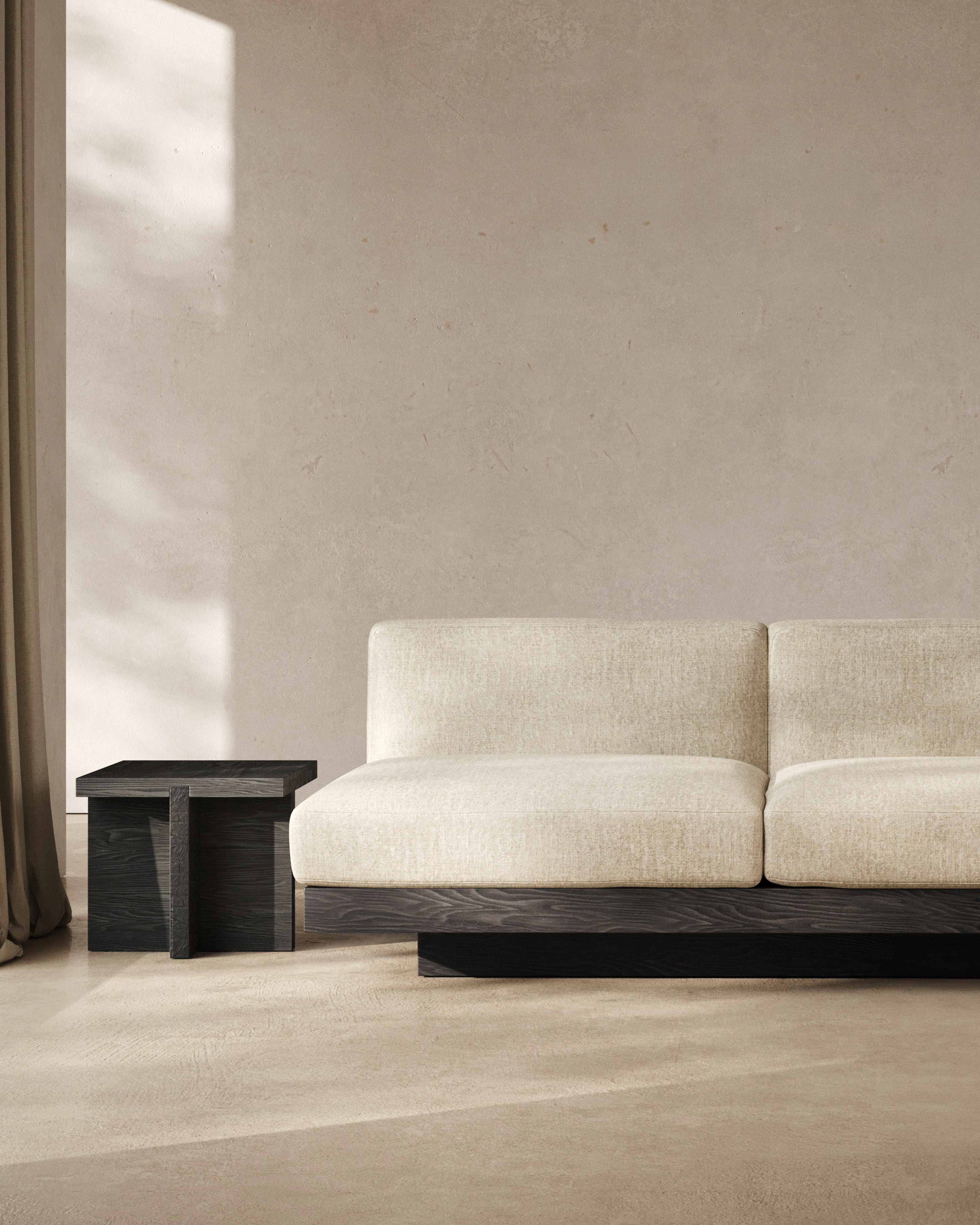 Side table square black Rudolph – SERAX