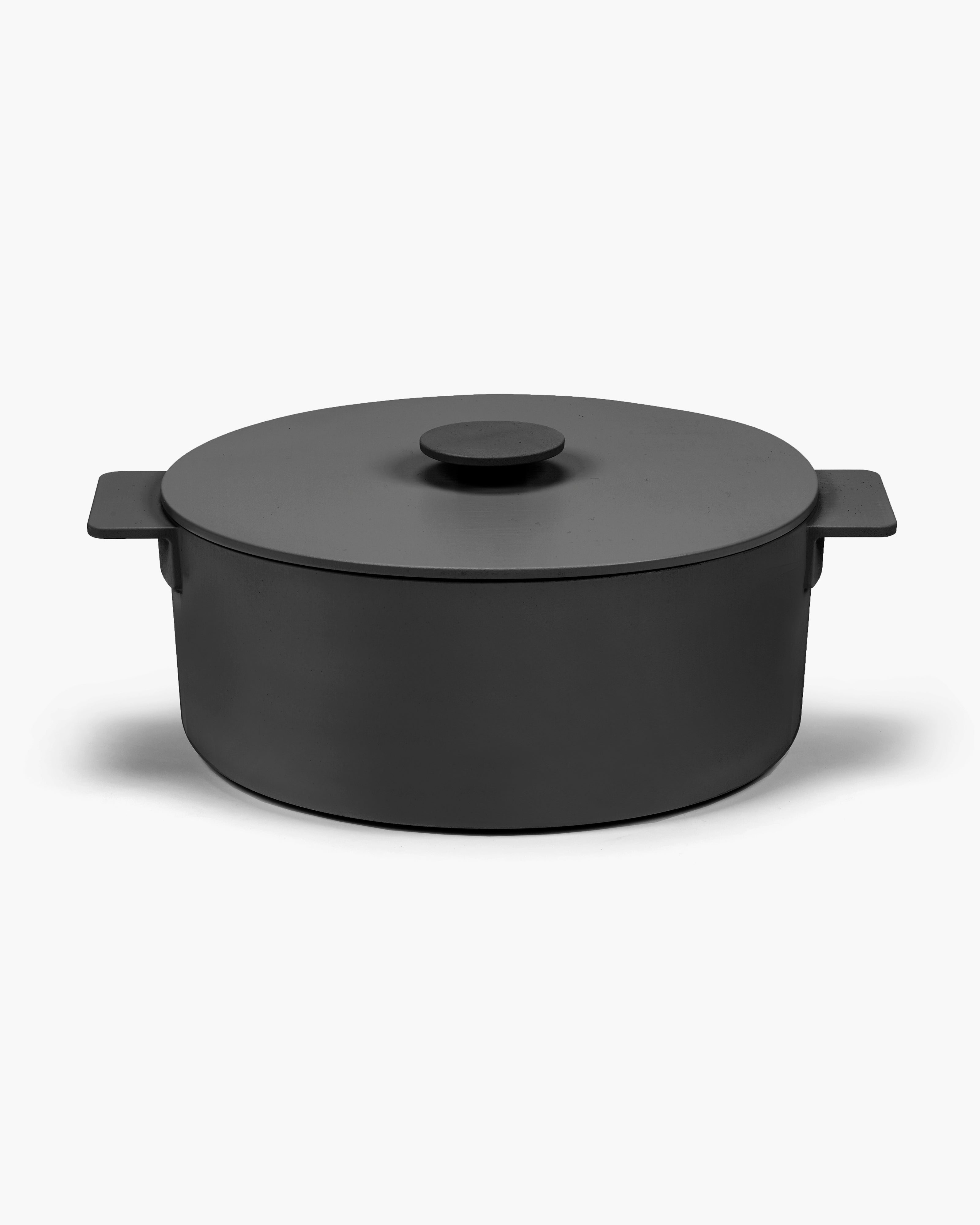 Cooking pot XL cast iron black Surface