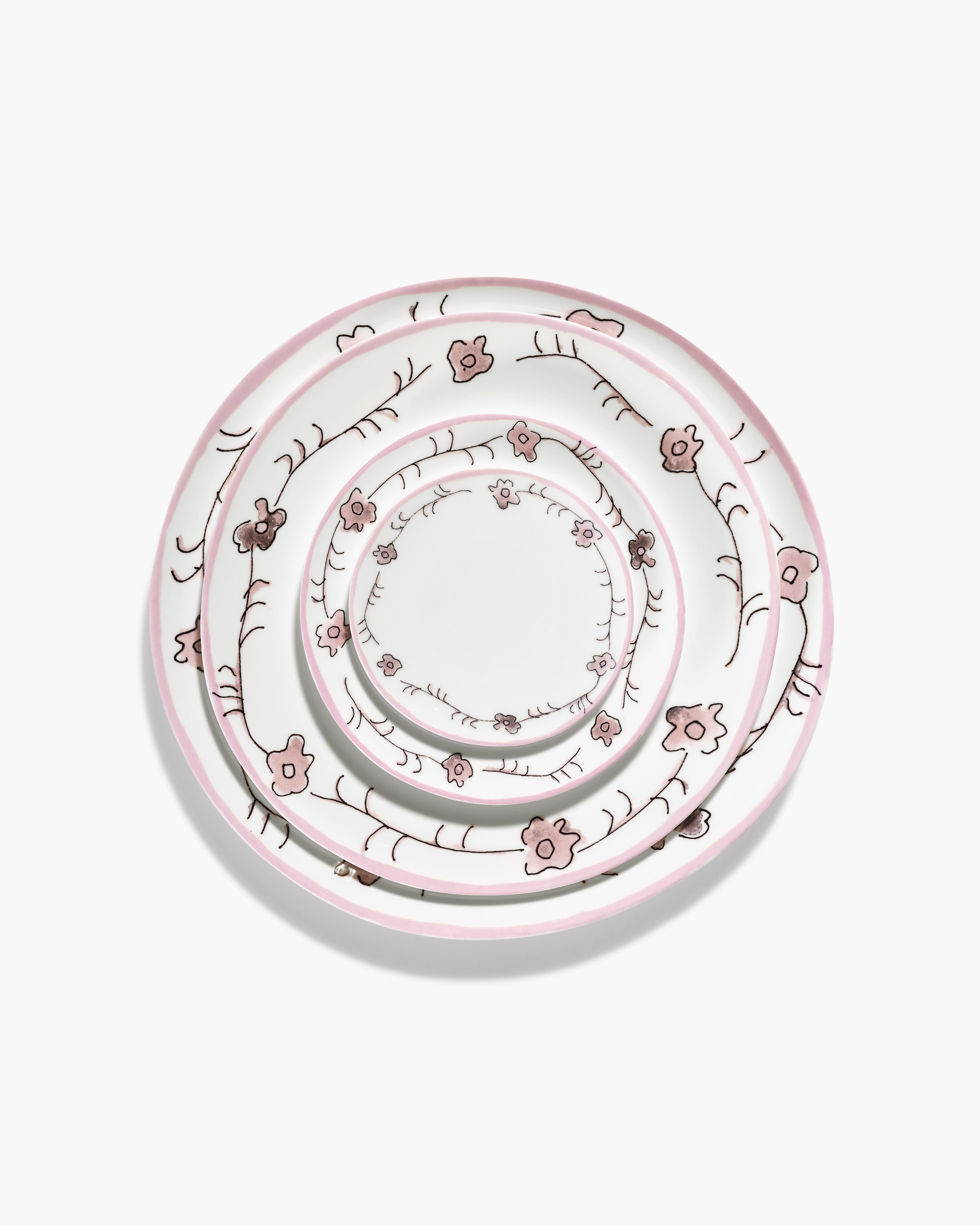 Starter plate Dark viola Midnight Flowers – SERAX