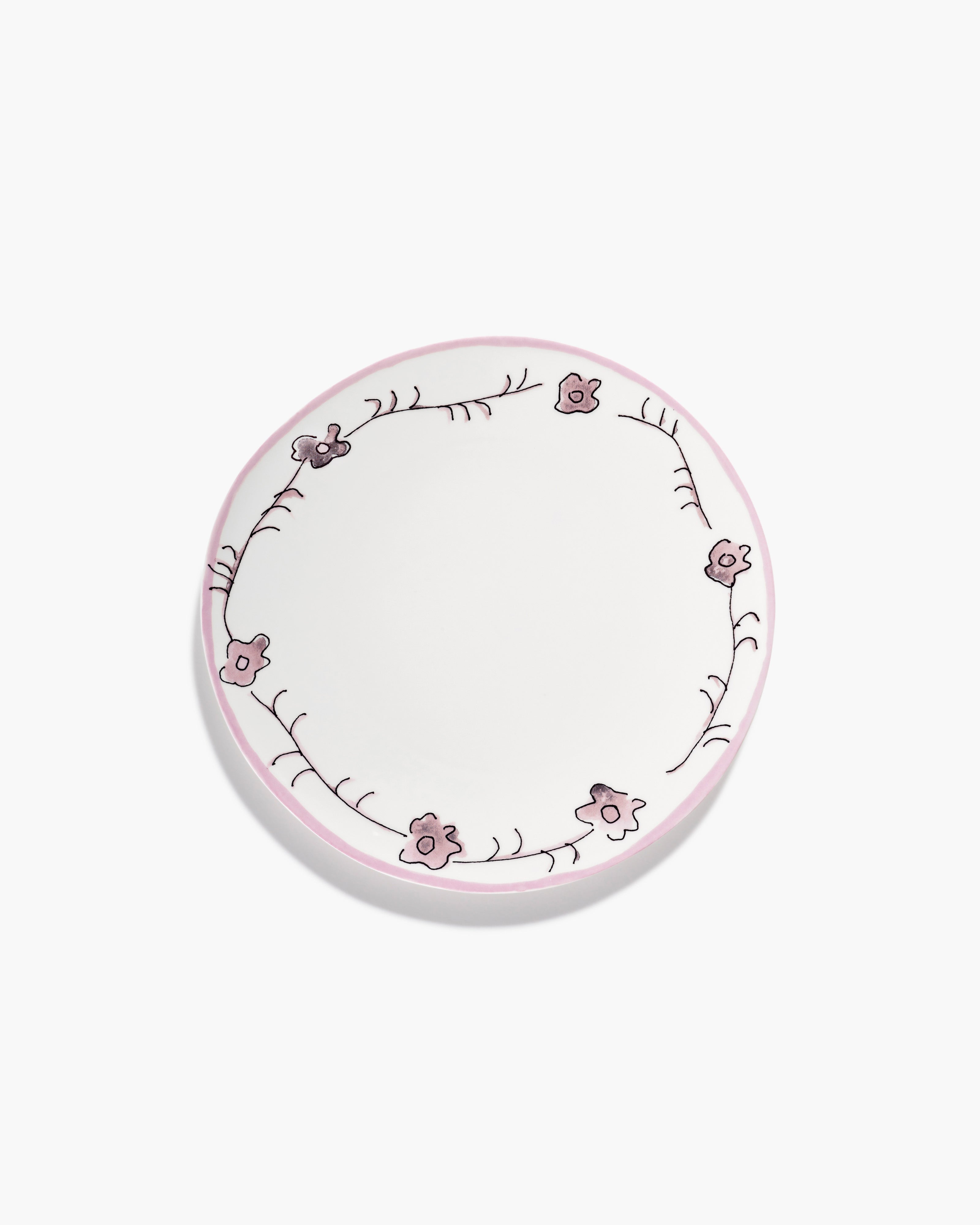 Dinner plate Dark viola Midnight Flowers – SERAX