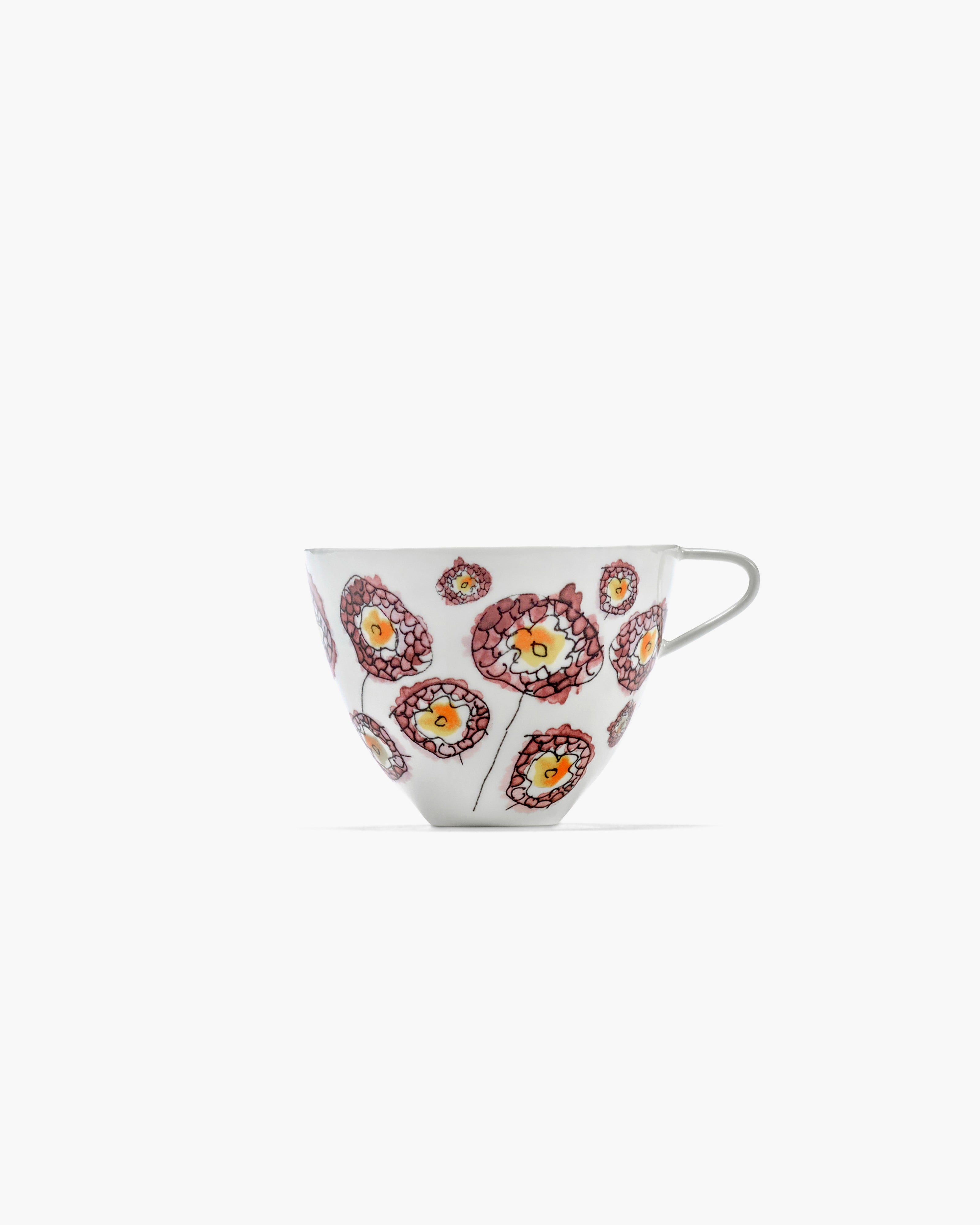 Cappuccino cup Anemone milk Midnight Flowers – SERAX