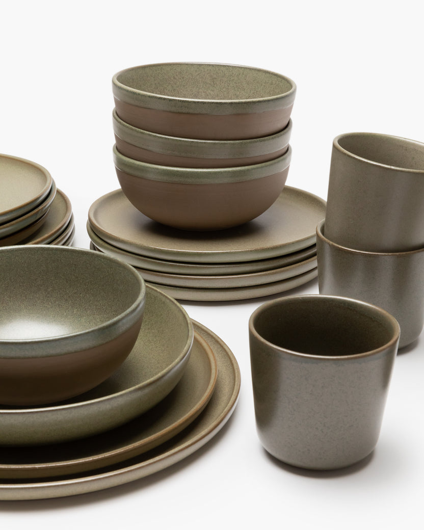Tableware Full Set Full Set 24 pieces - Surface tableware by Sergio Herman - camogreen – SERAX
