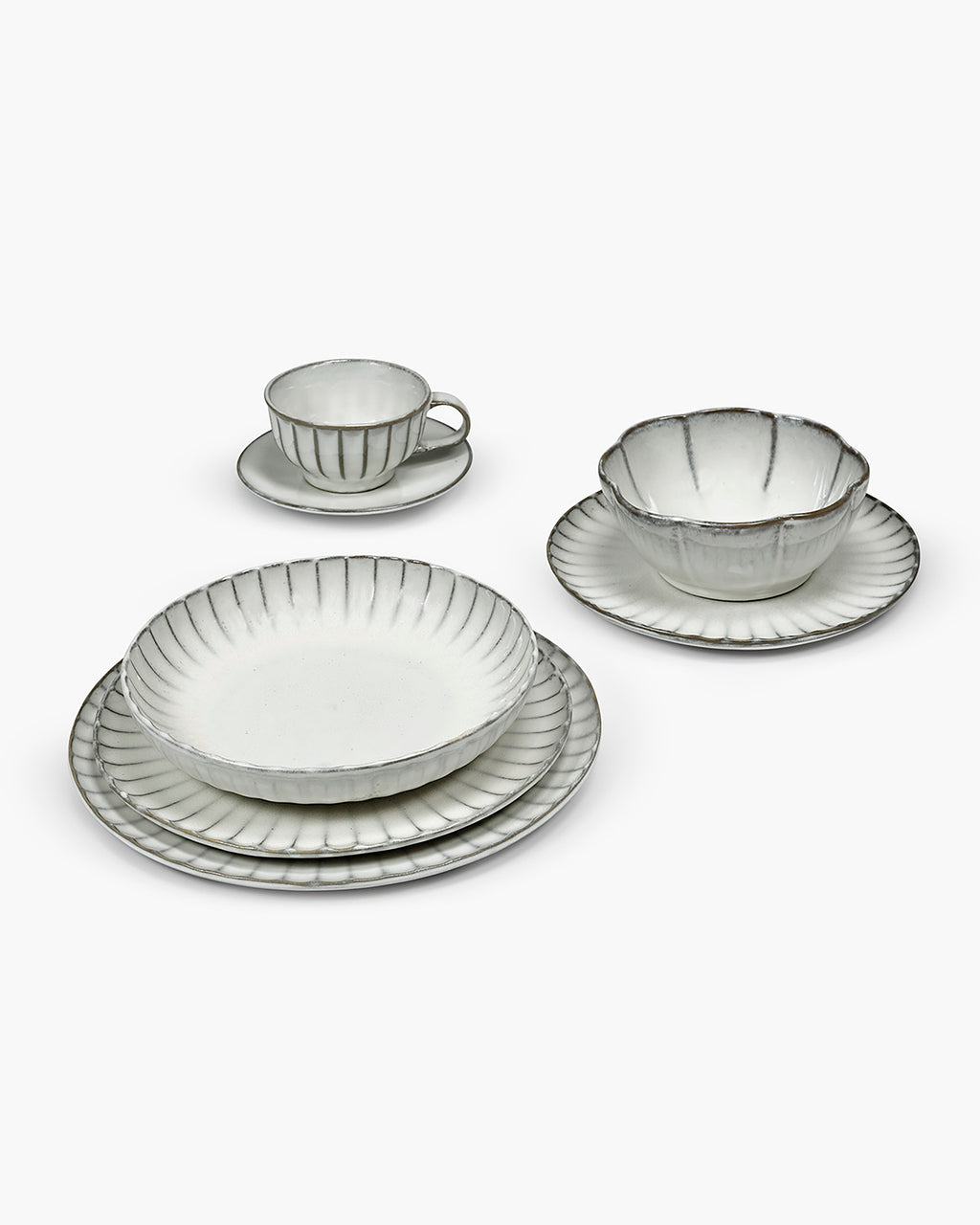 Set completo 28 pezzi bianchi Inku